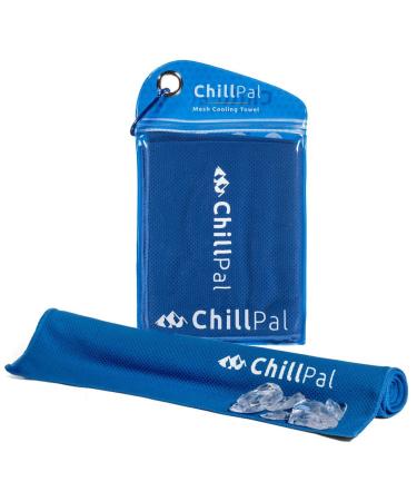Chill Pal Mesh Cooling Towel (Blue, 12 x 40 inch) Blue 12 x 40 inch