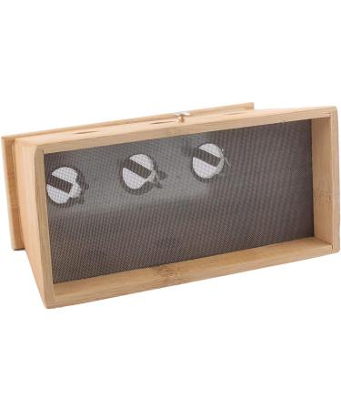 Buy Ruilogod Bamboo Moxibustion Box | Three Holes Moxa Healing Therapy - Wood Color - Buy Online on GoSupps.com