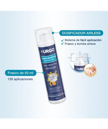 Urgo Intensive repair hand cream on a cleaned honey basis bottle with 50 ml dosing pump - Buy Online on GoSupps.com