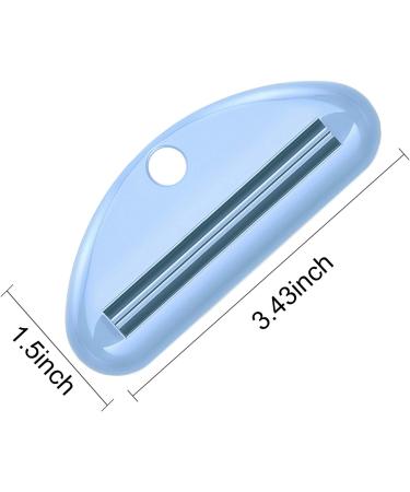 8 Pieces Toothpaste Tube Squeezer Dispenser Clips - Bathroom Essentials (Yellow Gray Blue White) - Buy Online on GoSupps.com