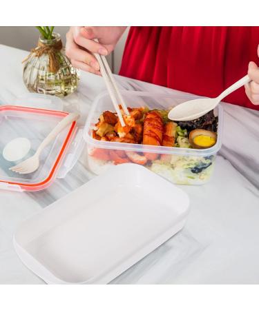 Abaodam 4pcs Box crisper plastic sandwich container containers with lids Refrigerator Storage Can rice food - Buy Online on GoSupps.com