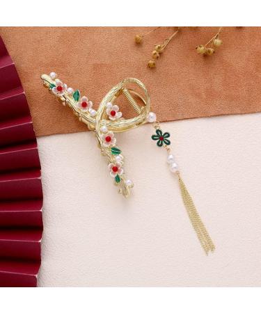 Refined Tassel Shark Clip Hair Claw Clips For Women Headwear Hairpins Claw Clip Shark Clip 05 (Color : 2) - Buy Online on GoSupps.com