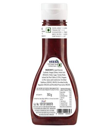 Veeba Chilli Oregano Sauce 350g - 2 Pack | Buy Online Now! - Buy Online on GoSupps.com