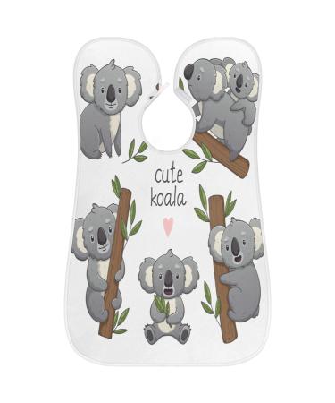 Cartoon Koala Beard Bib Apron - Non-Stick Waterproof Hair Catcher for Men | Grooming Cloth with Suction Cups | Perfect Gifts for Men - Buy Online on GoSupps.com
