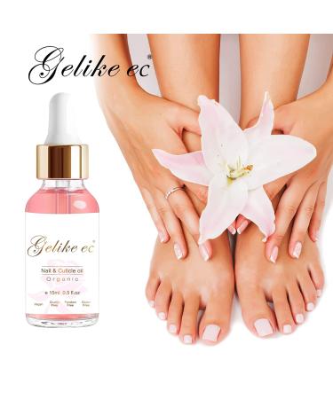 EC Nail Cuticle Oil Vitamin E + B | 100% Pure, Natural & Scented with Jojoba Bean Rose | Nourish, Soothe & Moisturize Dry Nails (0.53 oz) - Buy Online on GoSupps.com
