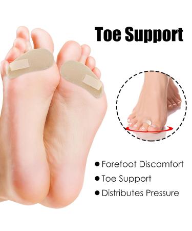 Hammer Toe Crest Cushion 2PCS - Toe Prop Support for Hammertoe, Hallux Valgus, Discomfort Relief - Toe Straightener with Elastic Bands - Buy Online on GoSupps.com