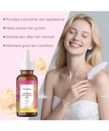 OUSHANG Cyperus Rotundus Oil - 60ml Natural Cyperus Rotundus Oil For Hair Removal Moisturizing & Soothing Cyperus For Reducing Body Hair Growth Hair Removal Ideal for All Skin Types - Buy Online on GoSupps.com