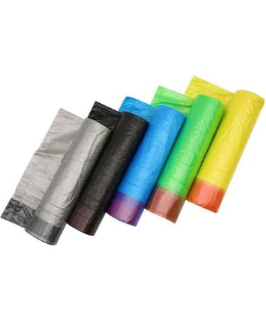 Household Thickened Drawstring Garbage Bag Large Bag Portable Automatic Closing Garbage Bag Kitchen Point-Off Type Yansesuijifa 45*50cmdanjuan - Buy Online on GoSupps.com