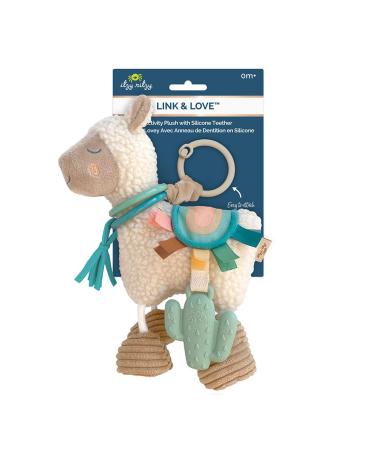 GoSupps.com - Itzy Ritzy Link & Love Activity Plush with Silicone Teether 0+ Months Llama 1 Teether - Buy Online on GoSupps.com