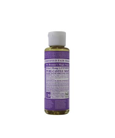 Dr Bronners Magic Soap All One Csla04 4 Oz Lavender 18 In 1 Dr. Bronner'S Liquid Soap 3