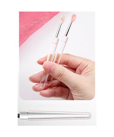 3Pcs White Silicone Lip Brushes Set - Perfect for Eyebrows & Lip Makeup | Cosmetic Applicator for Home Beauty - Buy Online on GoSupps.com