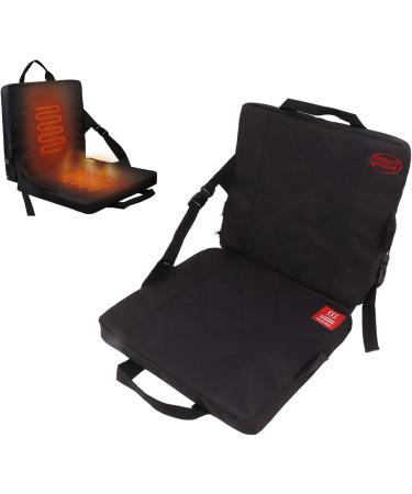 Tnfeeon Portable Heating Pad | Thickened Stadium Cushion | Changeable Temp | Ideal for Outdoor Camping Fishing & Hunting - Black - Buy Online on GoSupps.com