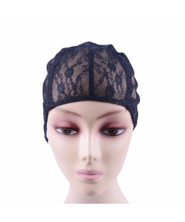 YANTAISIYU Double Lace Wig Cap - Adjustable Swiss Lace Hairnet for Wig Making (Black L 56cm - Buy Online on GoSupps.com