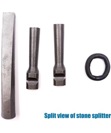 Telituny Granite Gap Wedges - 10 Piece 16mm Plug Wedge & Lowerer Stone Splitter Set for Sculptors & Stonemasons - Ideal for Granite & Concrete - Buy Online on GoSupps.com