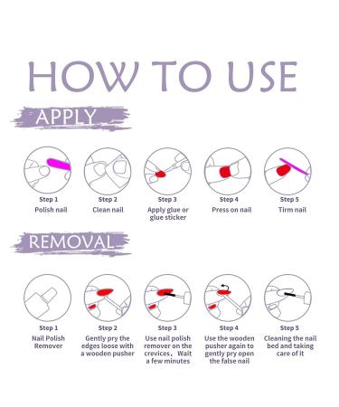 Ombre Press on Nails - Long Square Fake Nails with French Designs & Glitter - 24Pcs Acrylic Nude Pink - Rhinestone Full Cover for Women & Girls - Buy Online on GoSupps.com