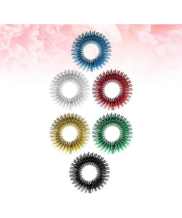 Healvian 12 STK Children's Mini Toy Massage Ring - Acupressure & Stress Relief Finger Toy for Kids - Ideal for Elementary School - Buy Online on GoSupps.com
