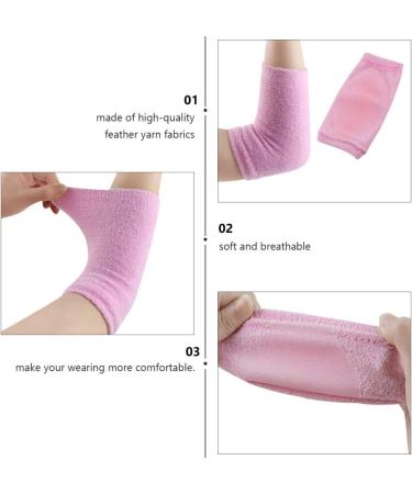 Healifty Heel Socks - 2 Pairs Elbow Gel Cover & Moisturizing Sleeves for Exfoliating Dry Cracked Skin - Arm Guard & Crack Heel Socks - Buy Online on GoSupps.com