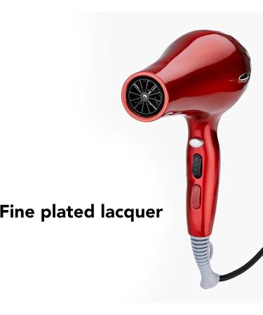 Professional Hair Dryer 1800w Low Noise Fast Drying Stylish Portable Adjustable Settings for Customized Experience (Chinese Red) US Plug 110V Chinese Red - Buy Online on GoSupps.com