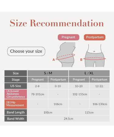 Mamaway Bamboo Postpartum Belly Band - C-Section Recovery & Abdominal Support (S/M) - Buy Online on GoSupps.com