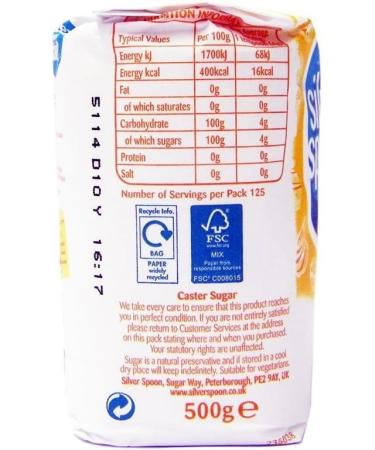 Premium Silver Spoon Caster Sugar - 500g | Buy Online - Buy Online on GoSupps.com