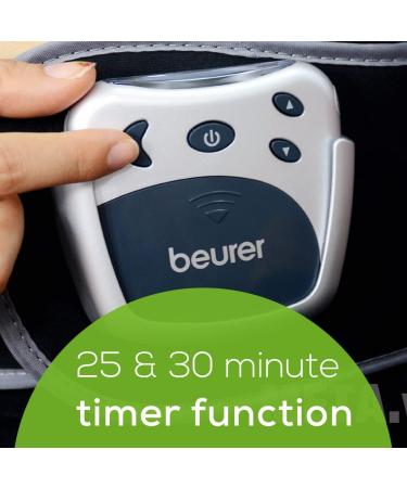 Beurer EM38 TENS Unit Lower Back Pain Relief Belt | 4 Electrodes | Adjustable & Breathable | Fits 30-55 Waist | Lumbar Support Brace - Buy Online on GoSupps.com