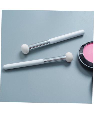MAGICLULU 6 Pcs Makeup Brush Set - Sponge Concealer Eye Shadow Blending Bronzer Lipstick - Travel-Friendly White Wooden Handle Synthetic Brushes - Buy Online on GoSupps.com