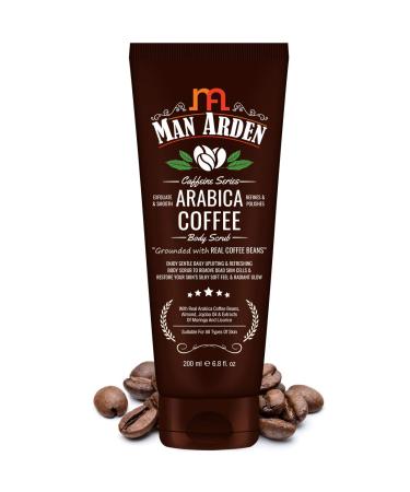 Caffeine Series Arabica Coffee Body Scrub - From Real Coffee Beans | Tan Removal | No Paraben & SLS - 200ml