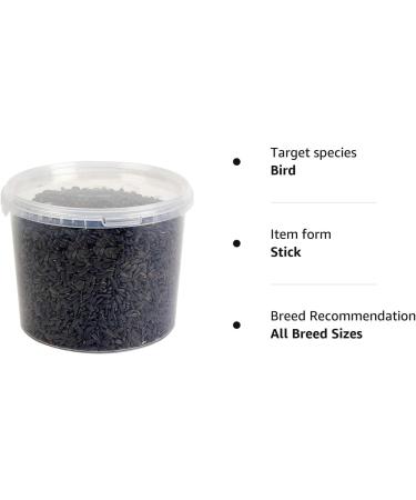 Premium Black Sunflower Seed Wild Bird Food 3L Tub - Buy Online on GoSupps.com