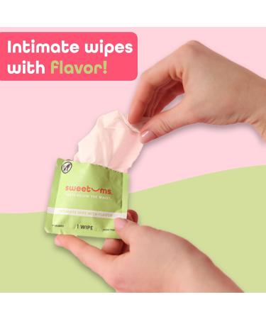 Buy Sample Size Feminine Wipes - pH Balanced Biodegradable Flavored Intimate Wipes | 24 Pack - International Shipping Available - Buy Online on GoSupps.com