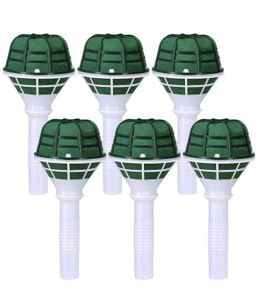 Winlyn 6 PCS Foam Floral Handle Bouquet Holders Handle Bouquet Holder for Floral Arrangement Foam Kit Wedding Supplies Bridal Fresh Flowers Silk Flowers Decoration