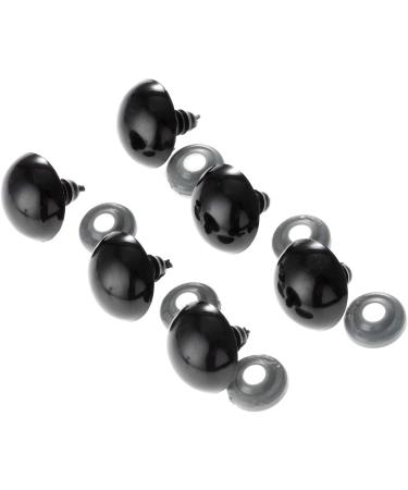 60Pcs Black Plastic Safety Eyes with Washers for Crochet, Puppet, Plush - 20mm Craft Eyes for Stuffed Animals Making - Buy Online on GoSupps.com