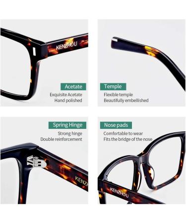 Blue Light Blocking Glasses for Men & Women | Lightweight Anti-Eyestrain Acrylic Frame - Twilight-c3 - Buy Online on GoSupps.com