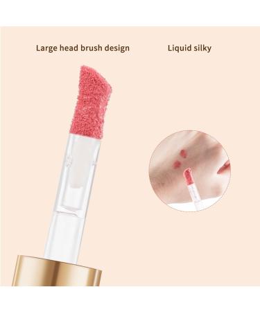 Face Blush with Cushion Applicator Liquid Blush for Cheeks Long Lasting & Smooth Creamy Formula Lightweight Blush Stick Blush Wand Crystal Pink 02# 8 ml (Pack of 1) - Buy Online on GoSupps.com