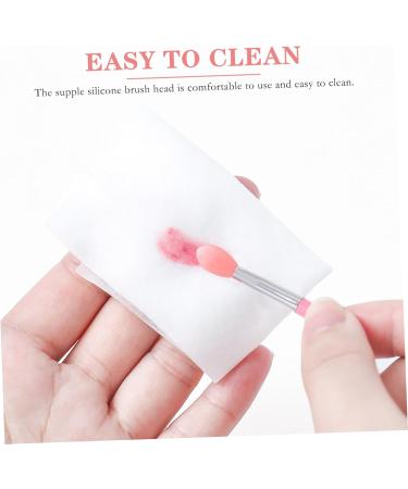 Healeved 2 Sets Lip Stick Dust Cover Silicone Lipstick Stick Lip Mask Brush Lip Balm Applicator Accessory Silicone Lip Brush Silicone Lip Mask Applicator Brush Lip Balm Brush Tool - Buy Online on GoSupps.com