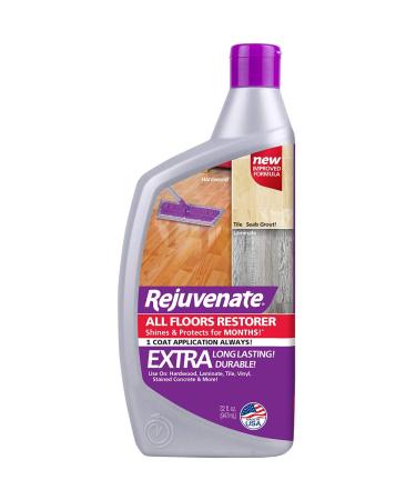 Rejuvenate All Floors Restorer and Polish Fills in Scratches Protects & Restores Shine No Sanding Required (32 oz) 32 Oz Base Product
