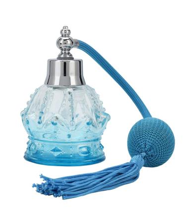 ZJchao 80ml Refillable Perfume Bottle - Carved Glass Spray Atomizer for Travel | Luxury Empty Fragrance Container - Buy Online on GoSupps.com