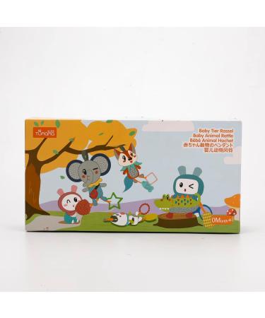 Tumama Kids Baby Hanging Toys - Animal Rattles for 0-12 Months | Stroller & Bed Activity Set (4-Pack) | Perfect Birthday Gifts for Newborn Girls - Buy Online on GoSupps.com