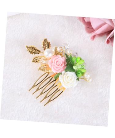 Angoily Wedding Hair Comb Bride Hair Comb Hair Side Comb Flower Hair Comb Women Hair Comb Hair Accessories Korean Women's - Buy Online on GoSupps.com