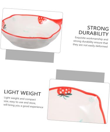 Ciieeo 2pcs Seasoning Dish Wasabi Dish Dipping Sauce Dish Japenese Snacks Flower Shape Sauce Dish Soy Dipping Bowl Dishes Dessert Japanese Snacks Ceramics Child Home Cooking Household 13.8X10X2.5CM As Shown - Buy Online on GoSupps.com