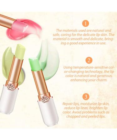 BINGBRUSH 3-Piece Aloe Peach Orange Color Changing Lipstick Set Long Lasting pH Mood Magic Lip Stain for Women Moisturizing Glossy Lip Balm Tinted Lipstick Queen Makeup Jelly Crystal Formula - Buy Online on GoSupps.com