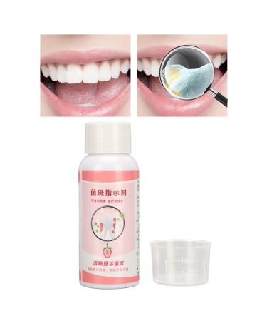 60ml Plaque Disclosing Agent - Oral Tartar Test Indicator Liquid with Scale Cup for Good Dental Hygiene - Buy Online on GoSupps.com