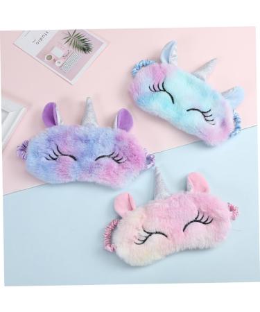TOVINANNA 3pcs Sleep Patch Eye for Sleeping Cute Unicorn Horn Blindfold Eye Cover Sleep Blindfold Eye Patch - Buy Online on GoSupps.com