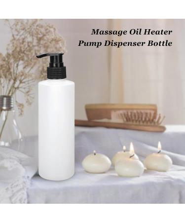 Refillable Reusable ABS Shampoo Dispenser - 250ml Leak-Proof Pump Bottle for Massage Oil & Shampoo - Buy Online on GoSupps.com