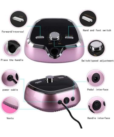 35000RPM Portable Nail Drill Machine Professional Rechargeable Electric Efile Nail Drill for Acrylic Gel Nails Manicure/Pedicure Polishing Cuticle - Salon or Home U - Buy Online on GoSupps.com