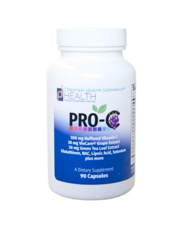 PRO-C (90 caps) - Nrf2 Activator Antioxidant Supplement - Advanced Vitamin C and Antioxidant Formula - Superior Free-Radical Protection