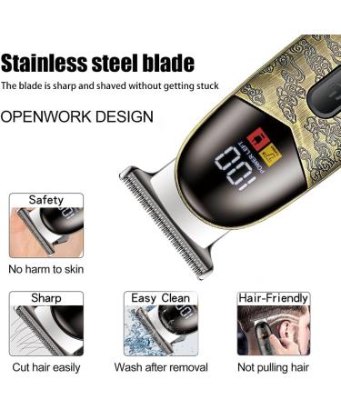 Professional Hair Trimmer for Men | Cordless T-Blade Edgers & Grooming Kit | Gifts for Men - Gray - Buy Online on GoSupps.com