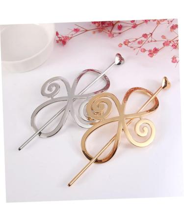 minkissy 8 Sets Hairpin Hair Barrettes Hair Clips Metal Womens Hair Accessories Metal Hair Clips for Women Medium Hair Clips for Women Tiaras for Girls Alloy Emptiness Miss Chopsticks - Buy Online on GoSupps.com