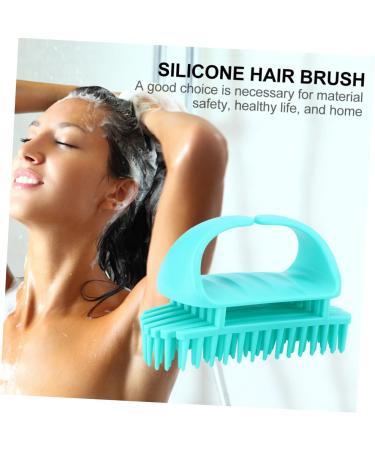 Magiclulu Silicone Shampoo Brush Set - 4 Pieces for Scalp Massage | Ideal for Men & Women - ABS Body Scrubber & Hair Care Essentials - Buy Online on GoSupps.com