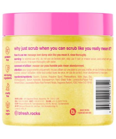 b.fresh Exfoliating Body Scrub - Pineapple Punch Sugar Scrub for All | Soothing Shea Butter & Tropical Scent | 16 Fl Oz - Shop Now - Buy Online on GoSupps.com