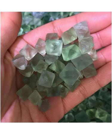 Crystal Rough Natural Crystal Rough Stone Crafts Natural Green Fluorite Crystal Gemstone Octahedron Metaphysical Rough Stone for Home Decor - Buy Online on GoSupps.com